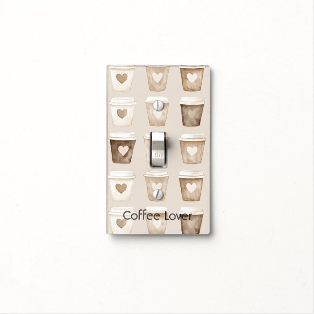 Laminated Placemat Light Switch Cover (In Situ)