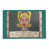 Laminated placemat- reversible