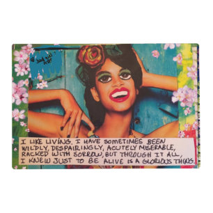 Laminated placemat- reversible placemat