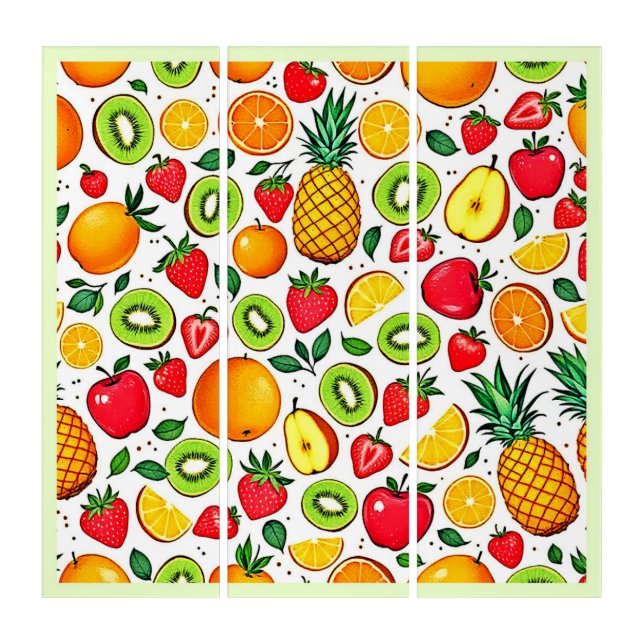 Laminated Placemat Triptych (Front)