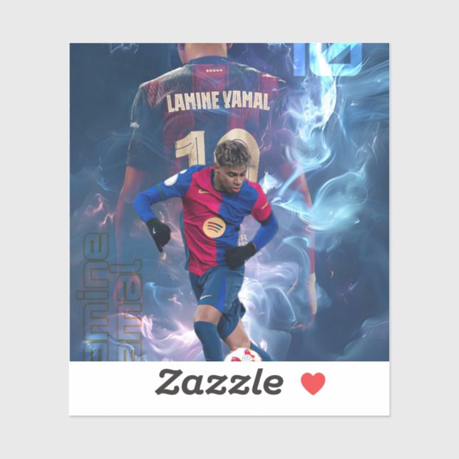 Lamine yamal Barcelona football player  Sticker (Sheet)