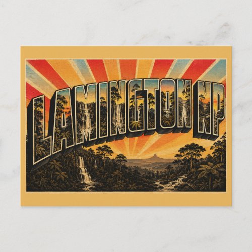 Lamington National Park Queensland Vintage Travel Postcard