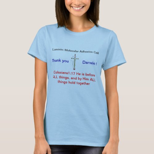 laminin Molecular Cohesion Cell Colssians117 T_Shirt