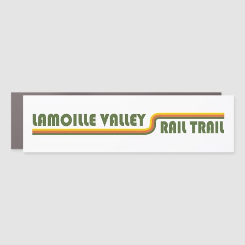 Lamoille Valley Rail Trail Vermont Car Magnet