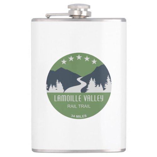 Lamoille Valley Rail Trail Vermont Flask