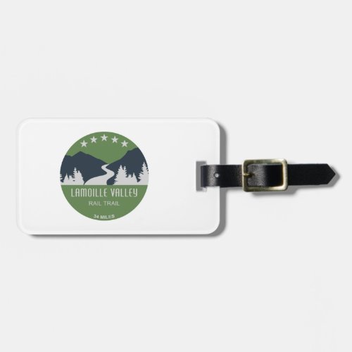 Lamoille Valley Rail Trail Vermont Luggage Tag