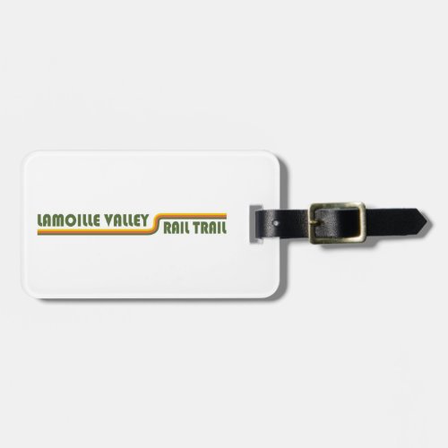 Lamoille Valley Rail Trail Vermont Luggage Tag