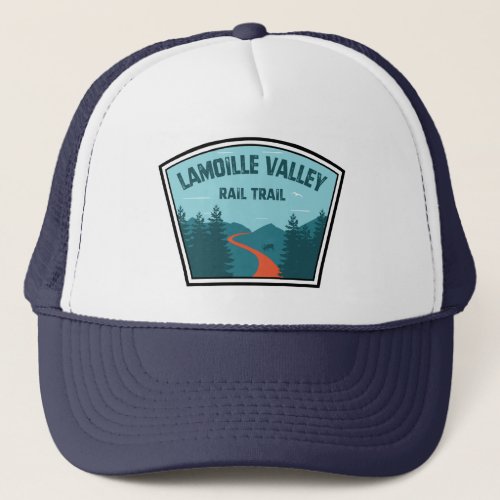 Lamoille Valley Rail Trail Vermont Trucker Hat