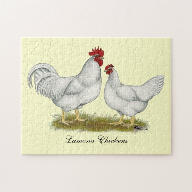 Lamona Chickens Jigsaw Puzzle (Horizontal)