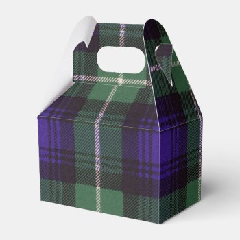 Lamont Clan Plaid Scottish Tartan Favor Boxes by TheTartanShop at Zazzle