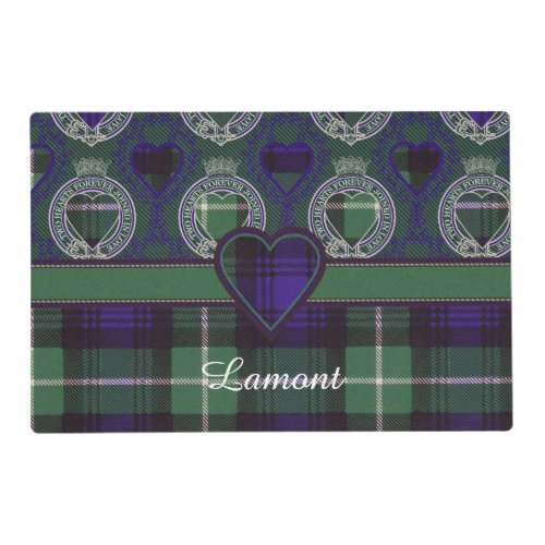 Lamont clan Plaid Scottish tartan Placemat