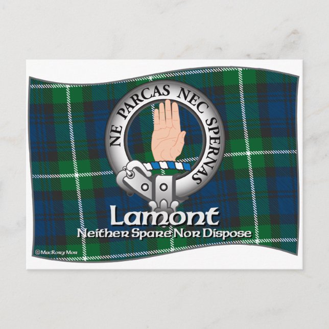 Lamont Clan Postcard (Front)