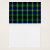 Lamont tartan blue green plaid (Front & Back)