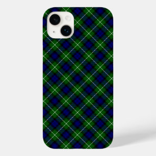 Lamont tartan blue green plaid Case-Mate iPhone 14 plus case