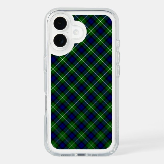 Lamont tartan blue green plaid speck iPhone case (Front)