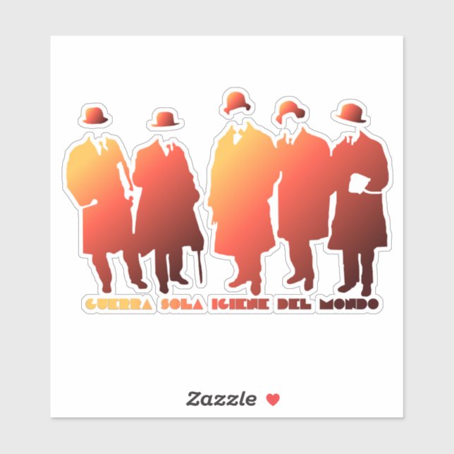 L'amor del pericolo sticker (Sheet)