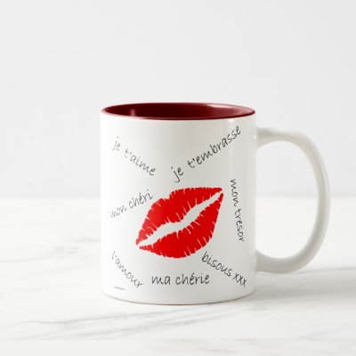 L'amour Romantic Love French Mug