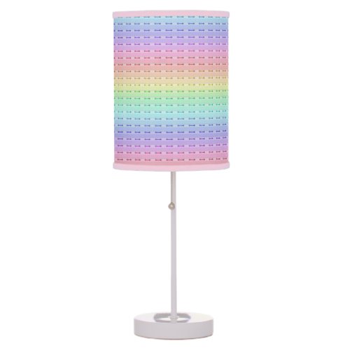 Lamp _ Accent _ Rainbow Stitching
