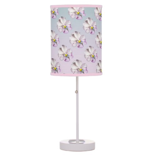 Lamp _ Accent _ Ruffled Lavender Lamp