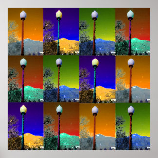Lamp at Tenderfoot Hill Poster