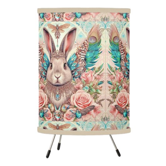 Lamp Bunny Rabbit Fairy Princess Shabby Chic Style (Left)