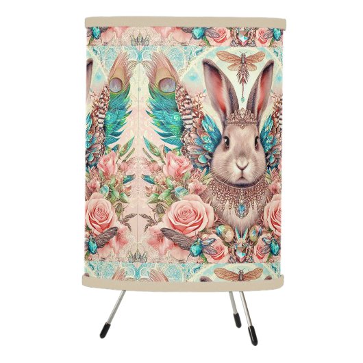 Lamp Bunny Rabbit Fairy Princess Shabby Chic Style (Right)