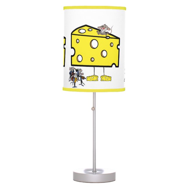 Lamp Cheesy Cheese Mouse Music Yellow White  (Front)