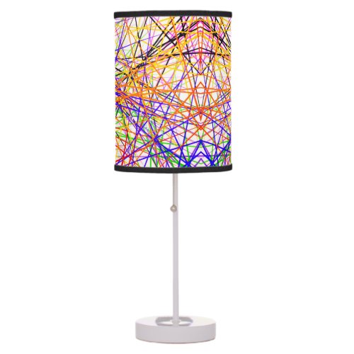 Lamp Colorful mesmerizing floating lines