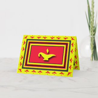 Lamp Diwali Card