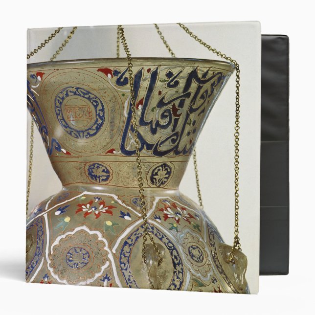 Lamp, from the Mosque of Sultan Hasan, Cairo 3 Ring Binder (Front/Inside)