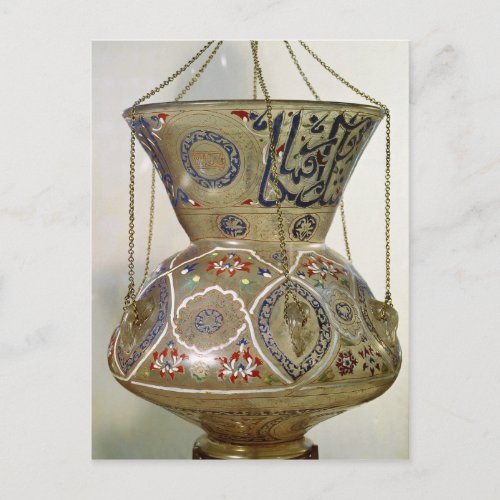 Lamp from the Mosque of Sultan Hasan Cairo Postcard