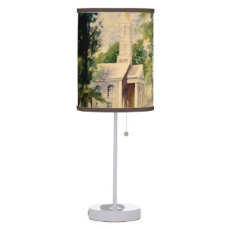 Lamp illuminating the Colgate chapel