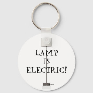 Lamp is Electric! Keychain