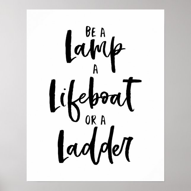 Lamp Lifeboat Ladder Poster (Front)