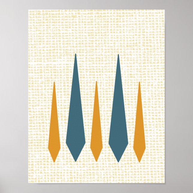 Lamp Mid Century Modern Retro Poster (Front)