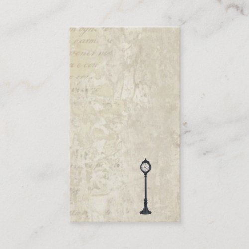 LAMP POST CALLING CARDS BUSINESS CARD TEMPLATE