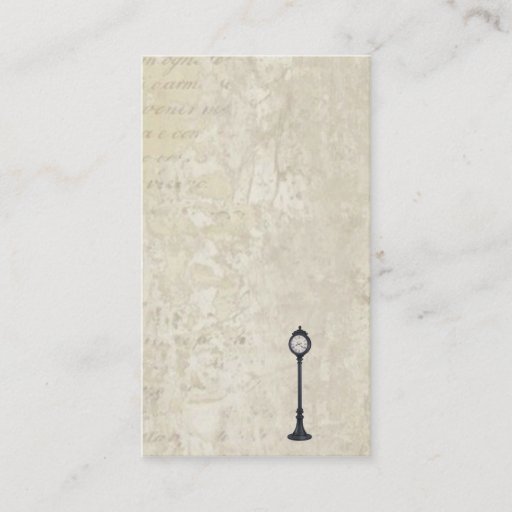 Customizable LAMP POST CALLING CARDS BUSINESS CARD TEMPLATE