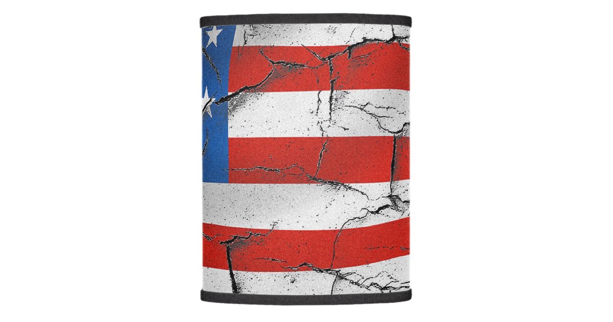 Lamp Shade American Flag Rustic Ed Zazzle Com