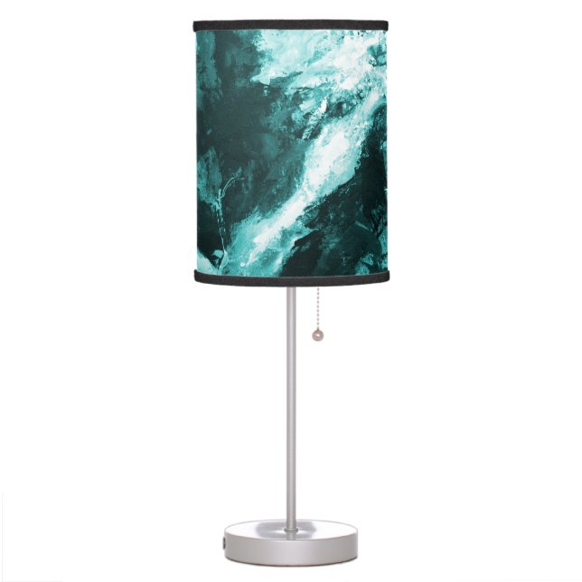 Lamp Shade in Hot Teal (Left)