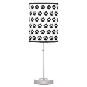 Lamp Shade Paw Prints Dog or Cat Table Lamp