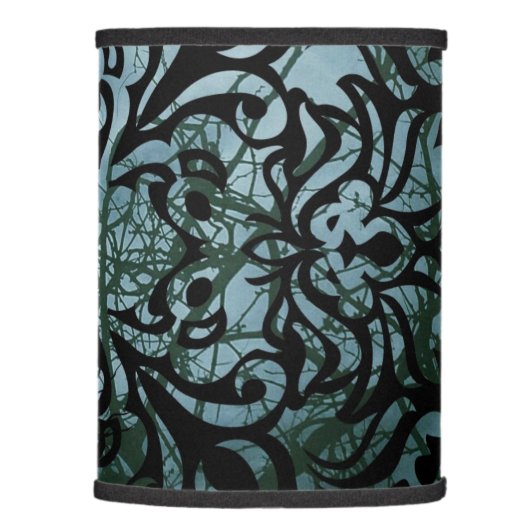 Lamp Shade - Sitting Raven (Right)