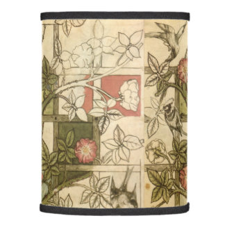 Lamp shade with William Morris' Trellis design