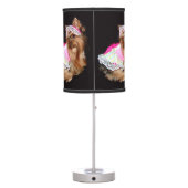 lamp, table lamp of a Yorkie (Back)