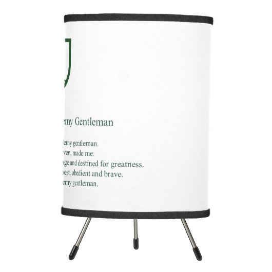 Lamp Third Street Academy Gentleman (Front)