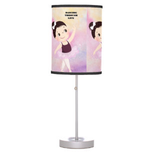 Lamp with ballerina on it