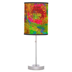 Lamp with Colorful Lampshade