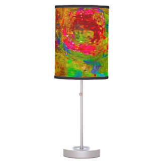 Lamp with Colorful Lampshade