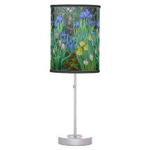 Lamp with flowers from my private garden