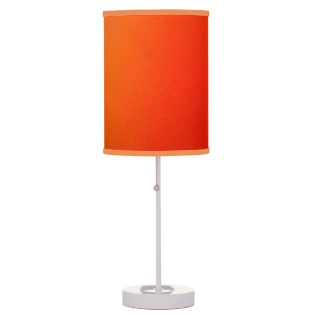 lamp orange shade