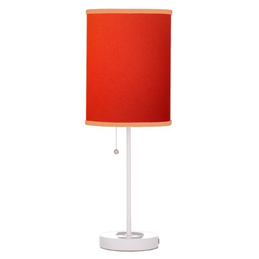 Lamp with Orange Shade (Right)